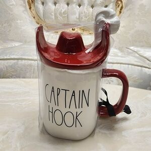 Rae Dunn Disney’s Mug with Topper CAPTAIN HOOK